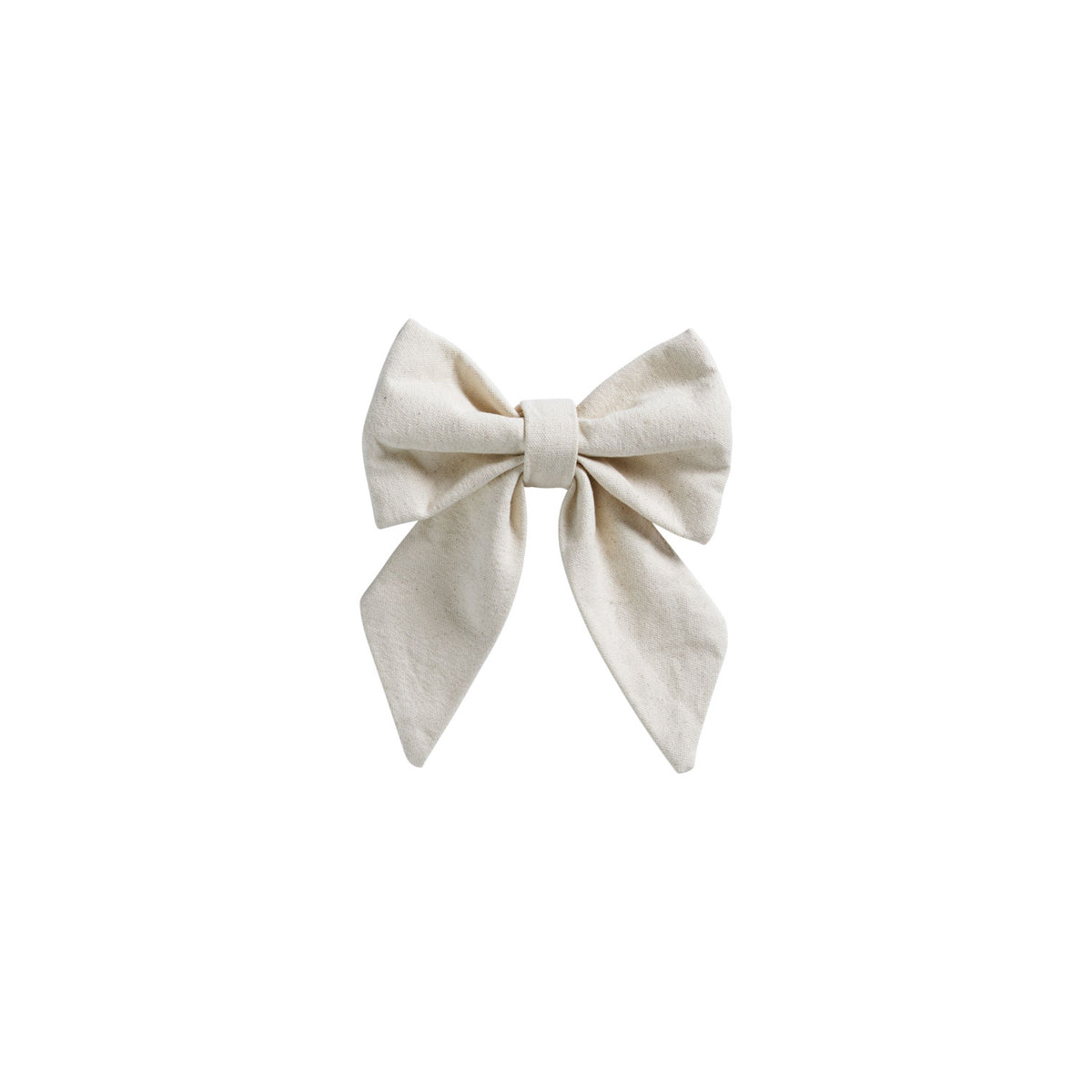 Kerststrik cream van katoen canvas, 17 x 10 cm - Tine K Home