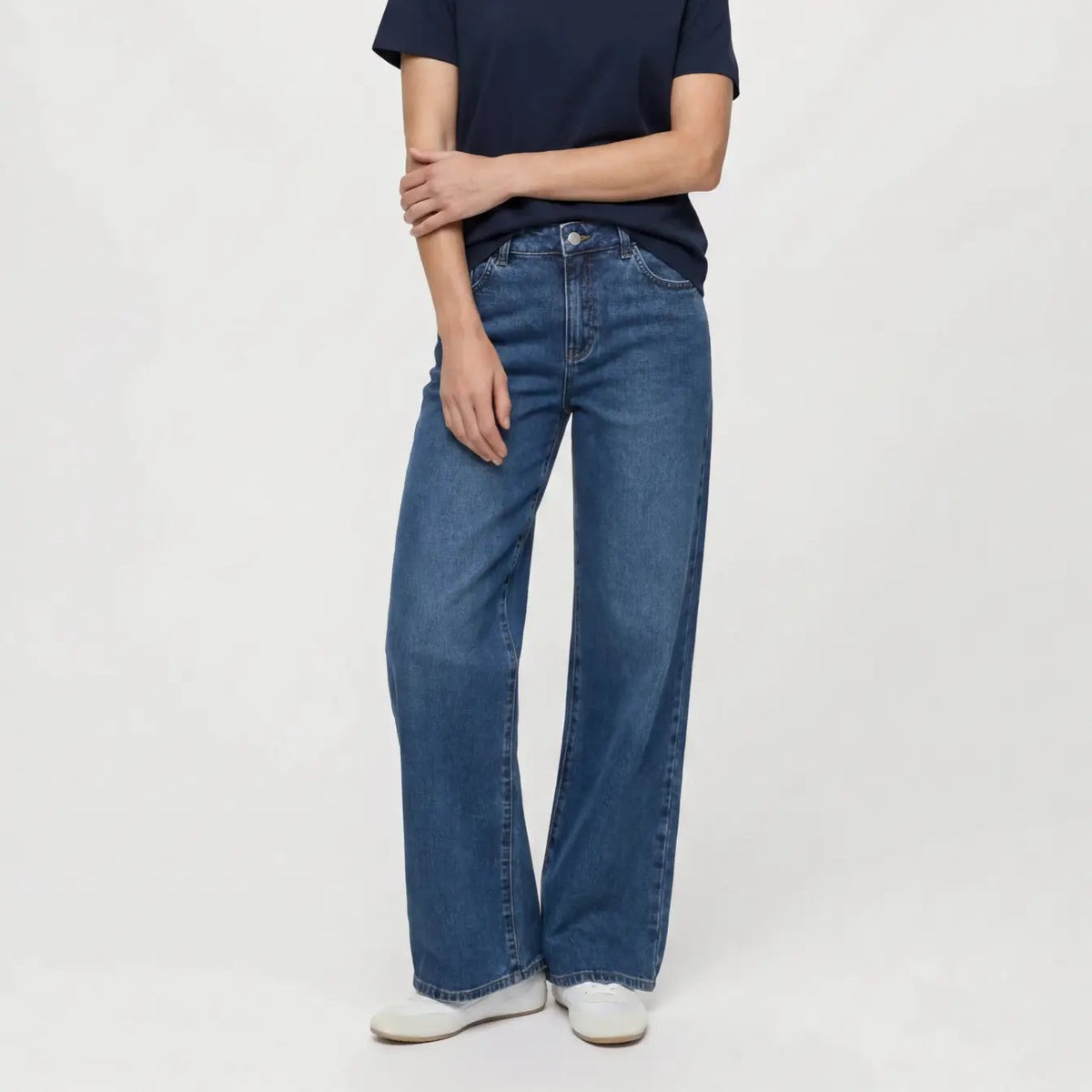 OBJRIO MAE MW WIDE JEANS NOOS
