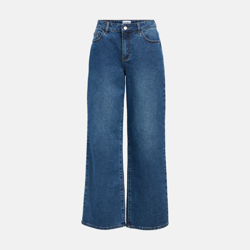 OBJRIO MAE MW WIDE JEANS NOOS