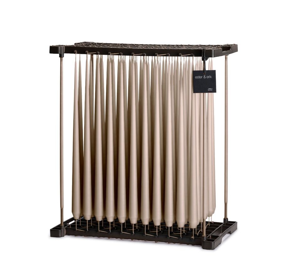 Taper kaars 32cm Nougat