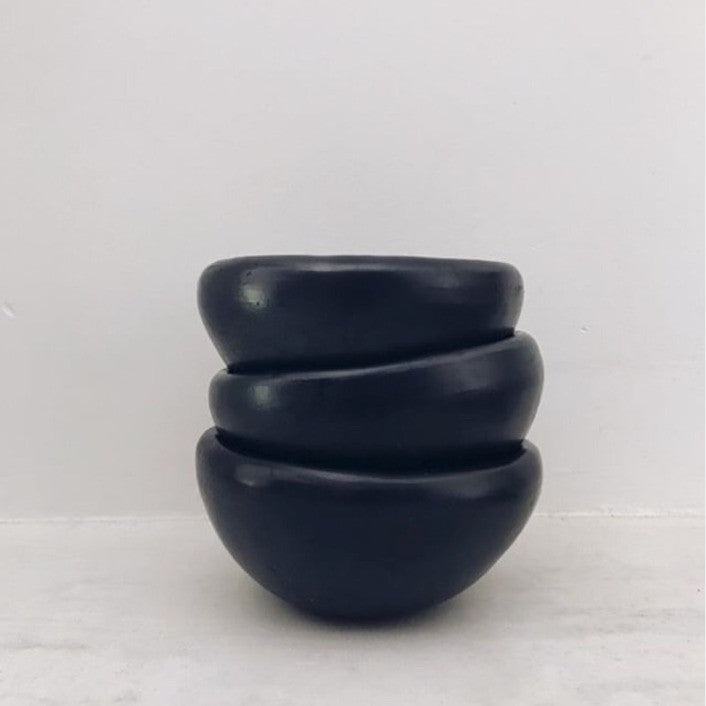 Black Pottery Soepkom | 2 maten
