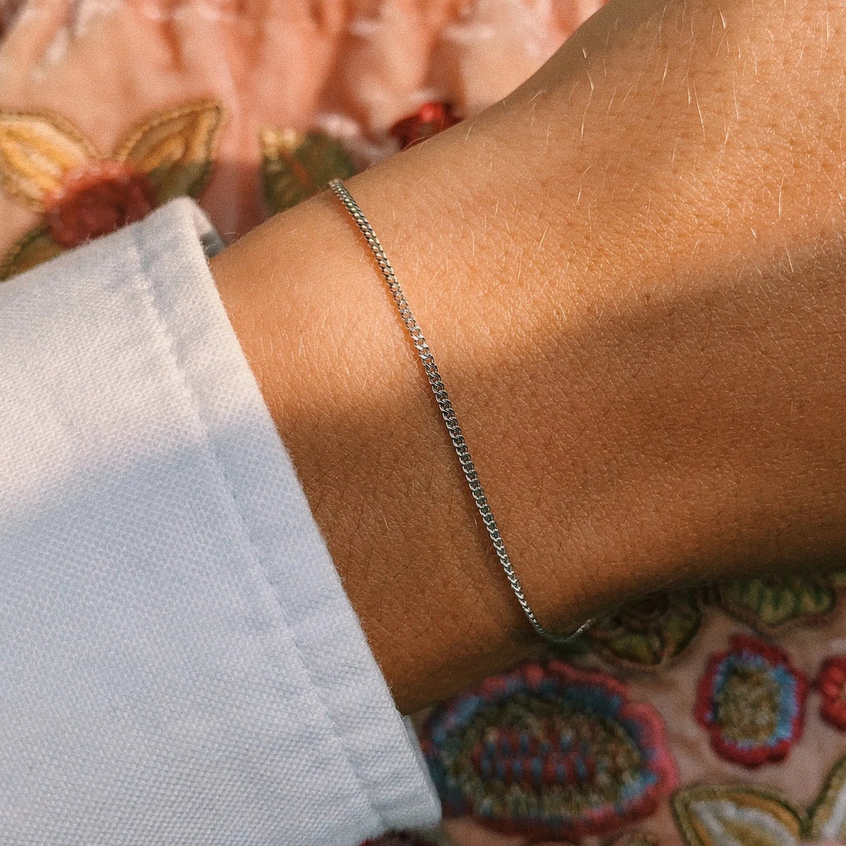 Gourmet Plain Bracelet Silver