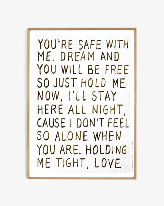 Poster - Hold me tight