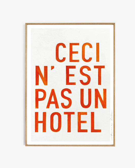 Poster - Hotel (Orange)