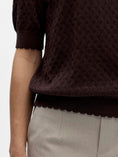 Load image into Gallery viewer, OBJFLAUNY S/S RE KNIT TOP 143