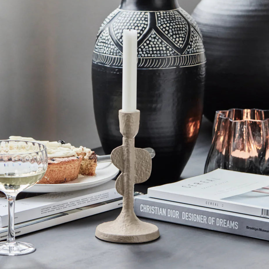 Candle stand, HDDonna, Beige