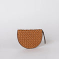 Load image into Gallery viewer, laura coin purse woven cognac