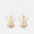 Afbeelding laden in Galerijviewer, Honeycomb Angel Cream S/2pcs
