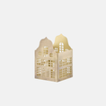 Load image into Gallery viewer, Candle Holder Brownstone H13cm Golden