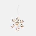 Load image into Gallery viewer, Beaded Ornament Star Ø11cm Clio Champagne