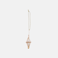 Load image into Gallery viewer, Beaded Ornament Prism H10cm Alara Champagne