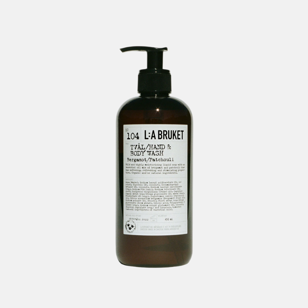 HAND & BODY WASH BERGAMOT PATCHOULI