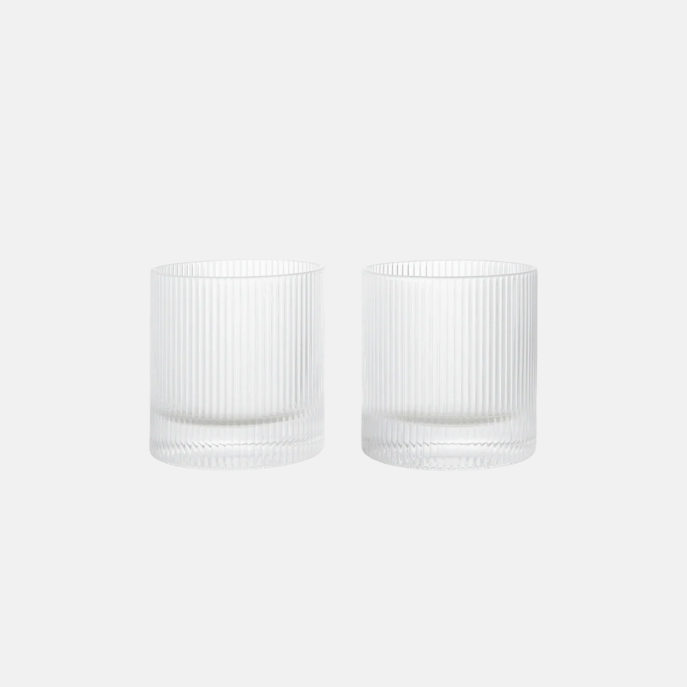 Ripple Tumbler Glasses / Set of 2