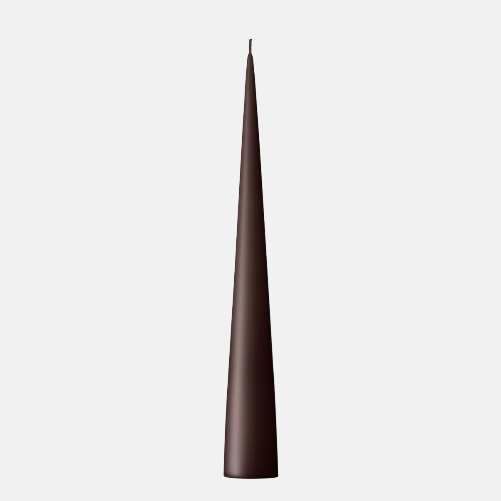Kegel Kaars 37cm Espresso