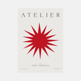 Afbeelding laden in Galerijviewer, Arte Tropical Poster | Red