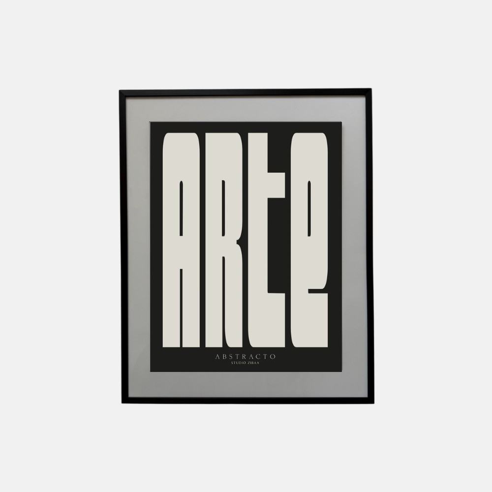 Arte Poster | Beige Arte