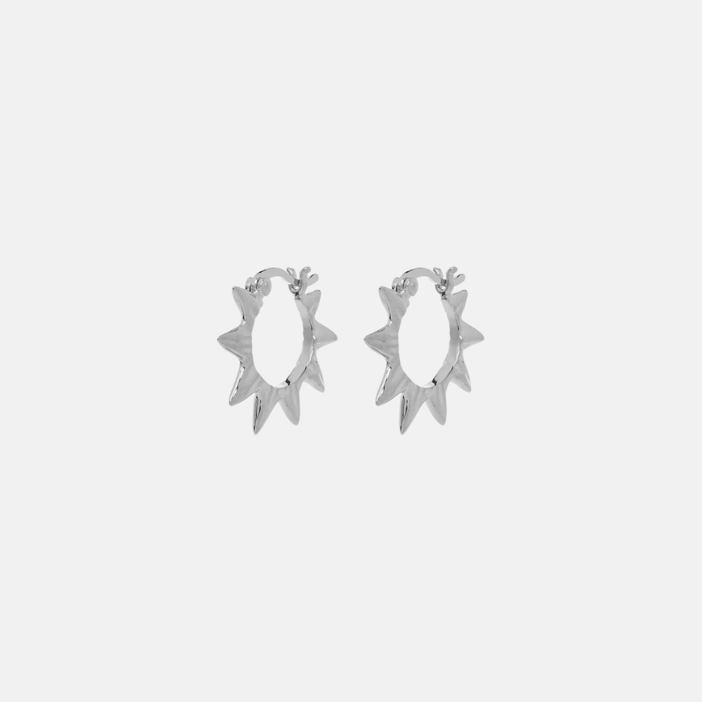 Small Soleil Hoop Earrings