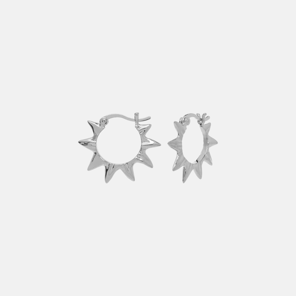 Small Soleil Hoop Earrings