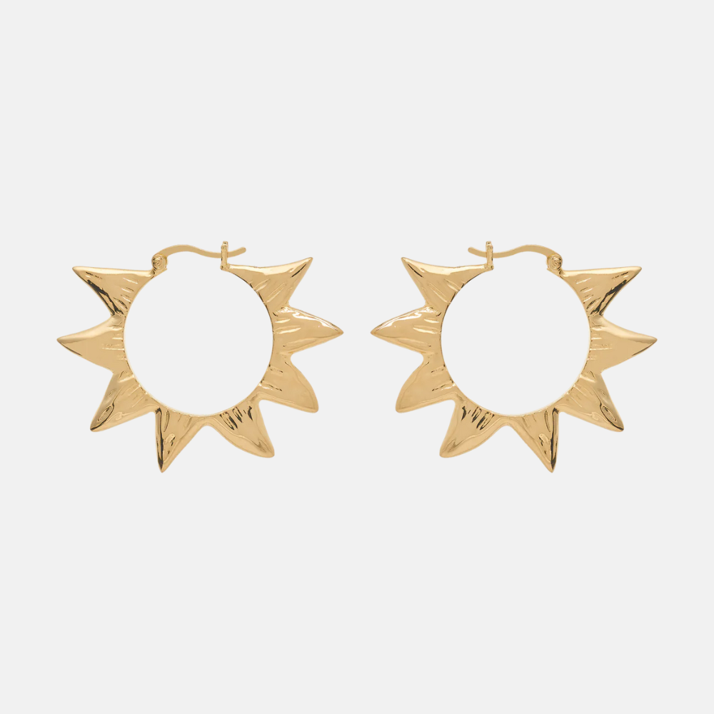 Large Soleil Hoop Earrings