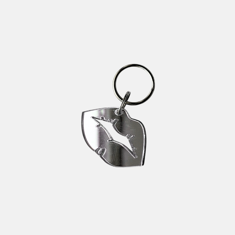 Lips Mirror Sleutelhanger