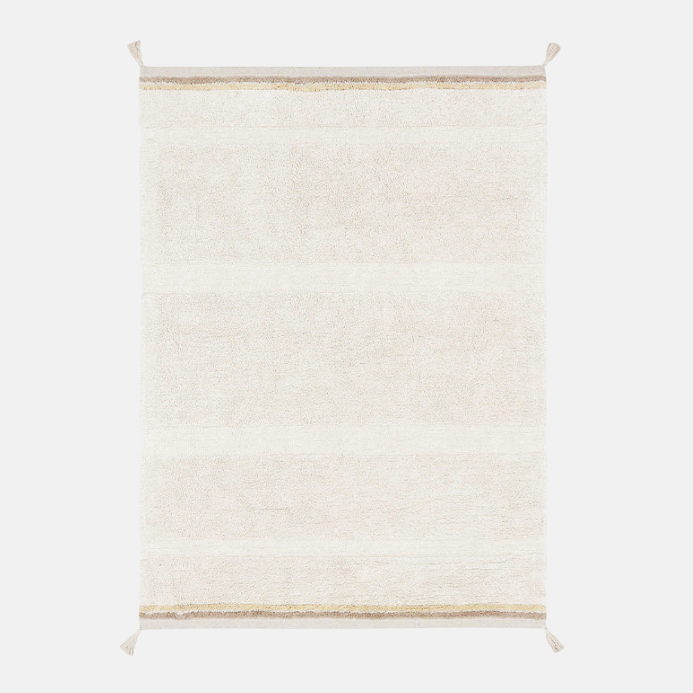 WASHABLE RUG BLOOM NATURAL