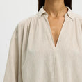 Load image into Gallery viewer, SLFLUISA-TALIA LINEN BLEND DRESS NOOS