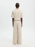 Afbeelding laden in Galerijviewer, SLFLUISA MW WIDE LINEN BLEND PANT NOOS