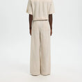 Load image into Gallery viewer, SLFLUISA MW WIDE LINEN BLEND PANT NOOS