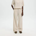 Load image into Gallery viewer, SLFLUISA MW WIDE LINEN BLEND PANT NOOS
