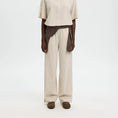 Load image into Gallery viewer, SLFLUISA MW WIDE LINEN BLEND PANT NOOS