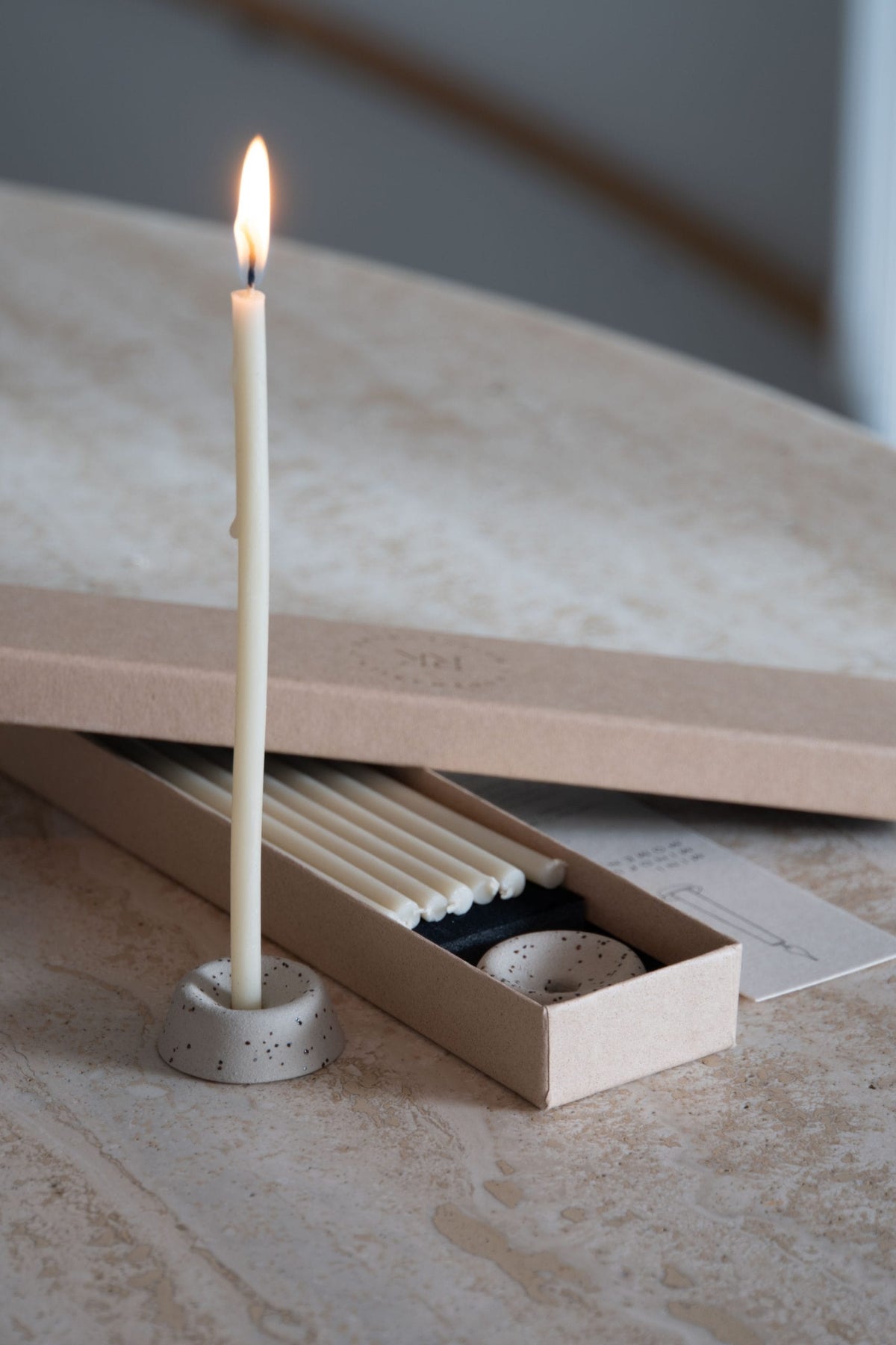 mini mindful moment + 7 witte kaarsjes
