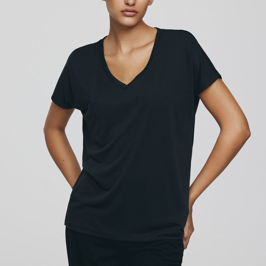 MSCHFENYA MODAL V NECK TEE