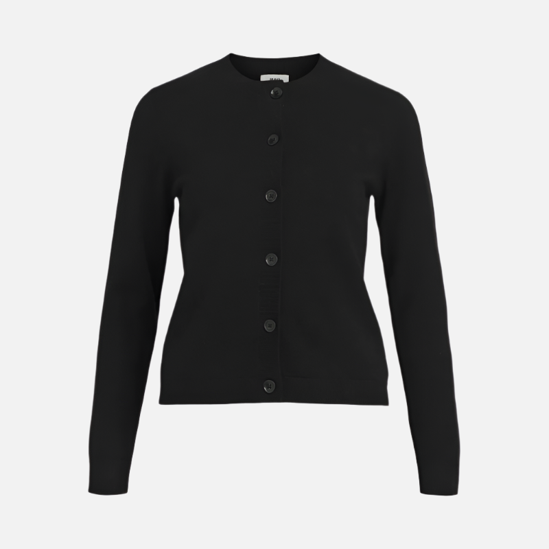 OBJTHESS L/S SHORT CARDIGAN NOOS