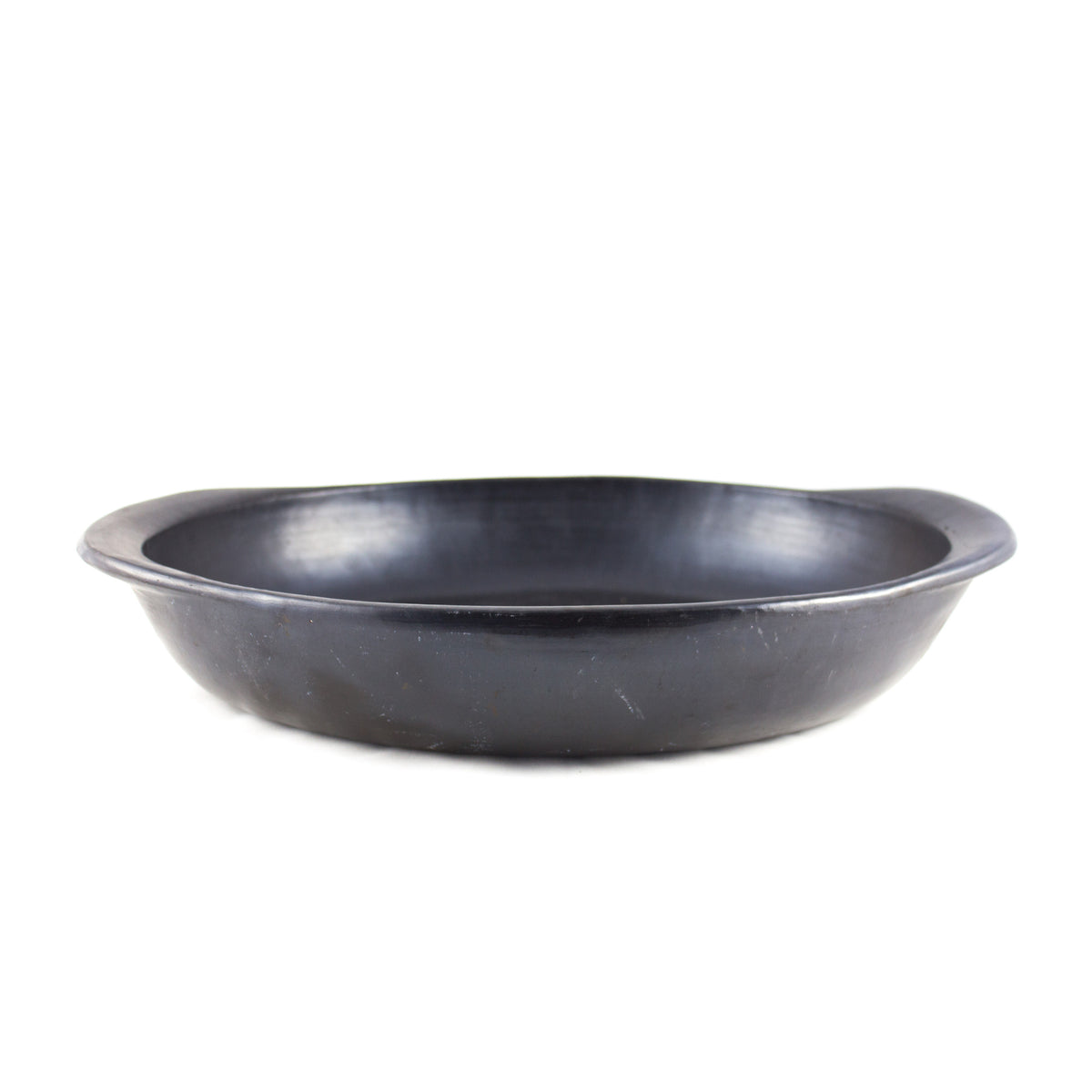 Black Pottery Ovenschaal Ovaal Plat