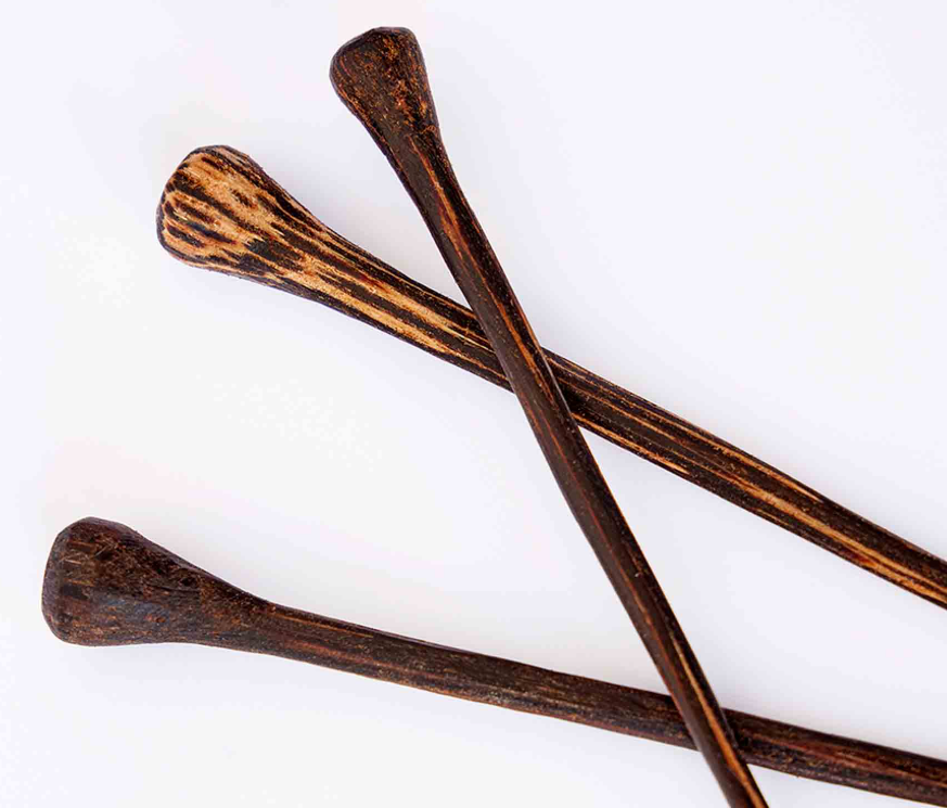Ronde houten hanger