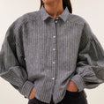 Afbeelding laden in Galerijviewer, sarah short thin stripe blouse
