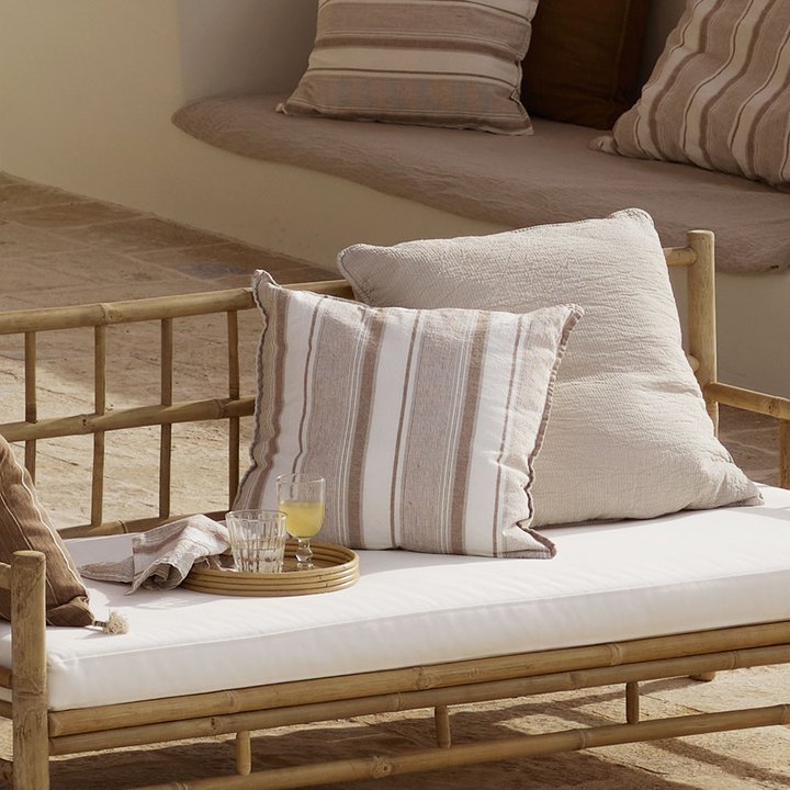 Kussen* Lico | Stripe White | 50x50cm