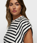 Afbeelding laden in Galerijviewer, strong shoulder tee modal stripes