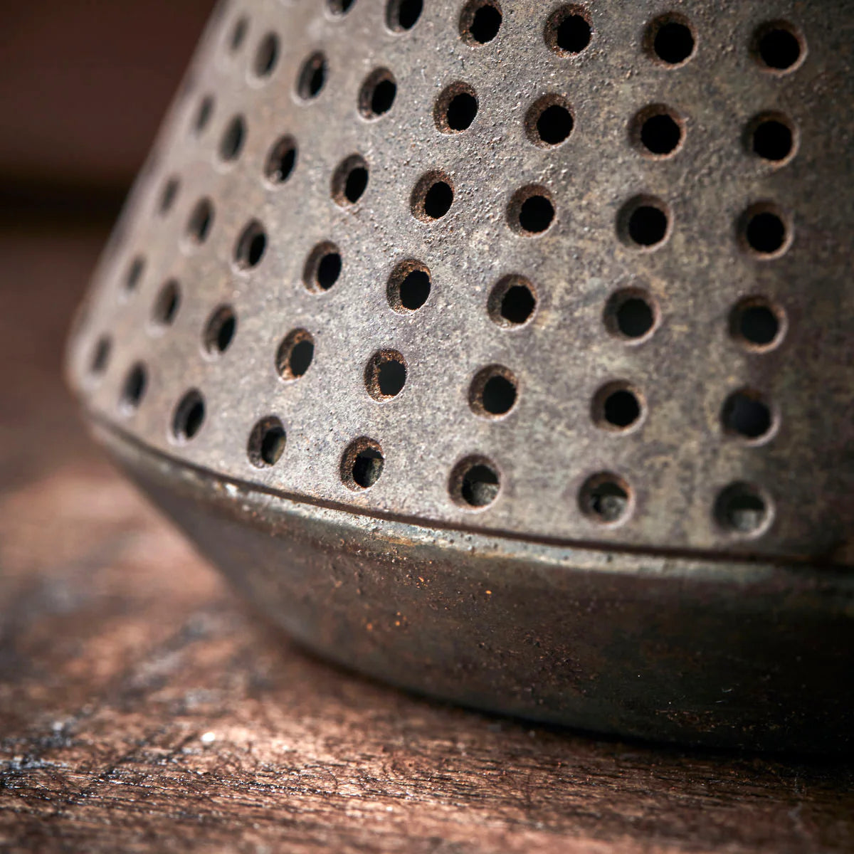 Tealight holder, HDMinis, Antique brown