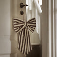 Load image into Gallery viewer, Christmas Bow | Recycled Striped Cotton | H 28 CM