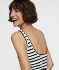 Afbeelding laden in Galerijviewer, ballet top back scoop stripes