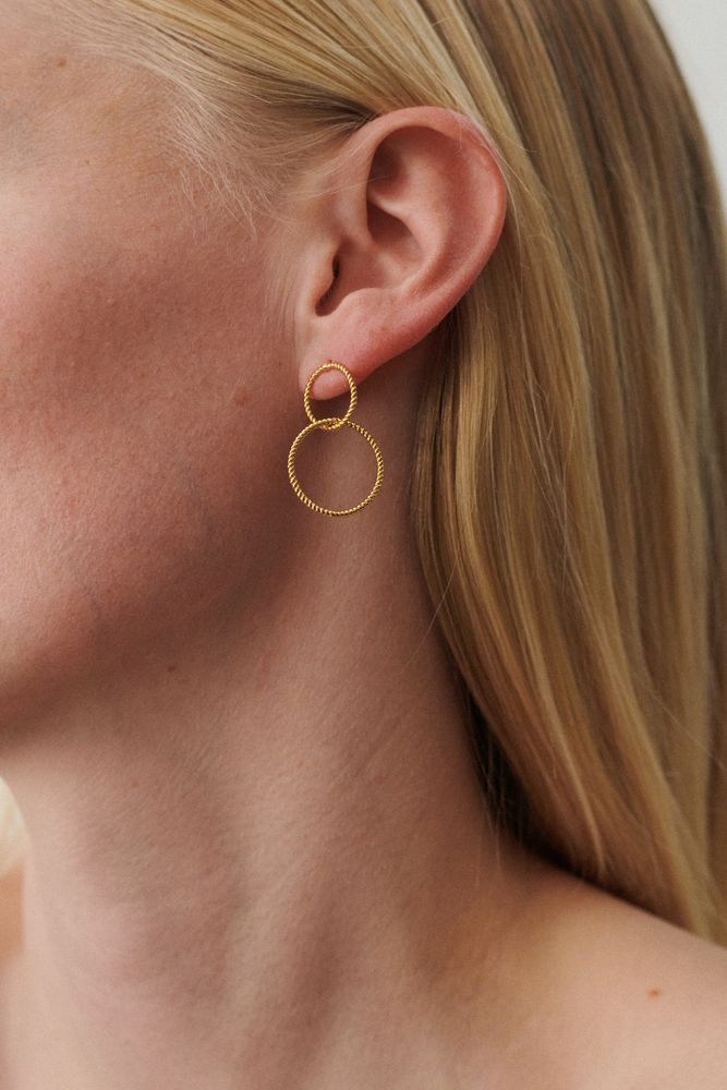 Double Twisted Earrings