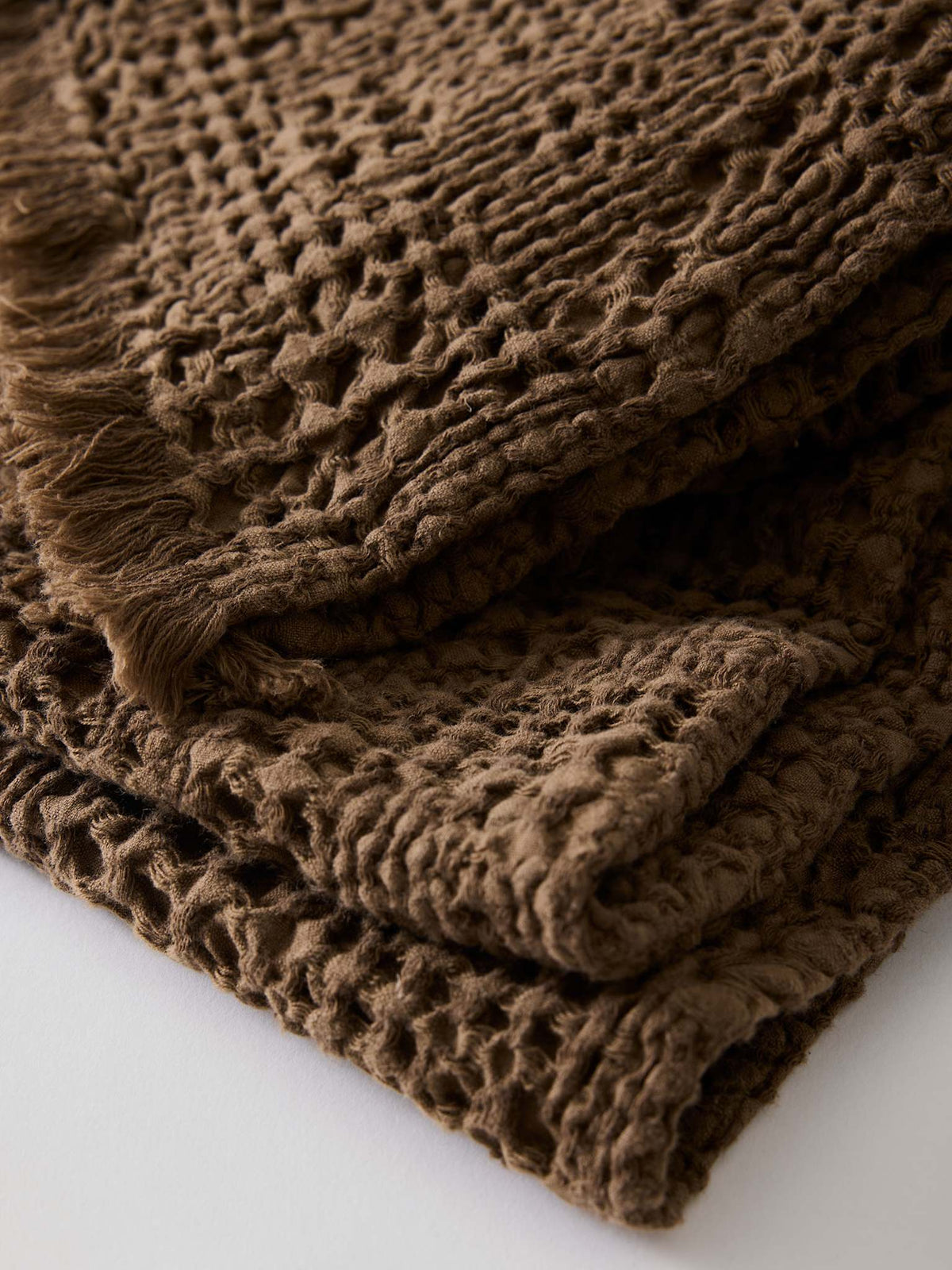 Plaid Monti Brown detail