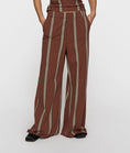 Afbeelding laden in Galerijviewer, wide leg jogger stripes