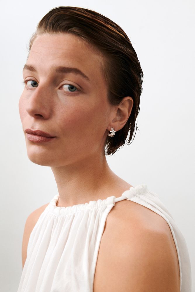 Wild Poppy Hoops