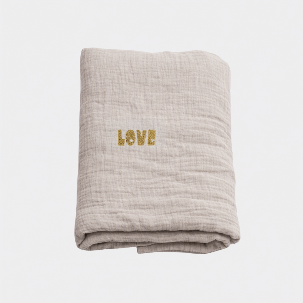 Cozy Cover 2.0 Greige Bold LOVE Goud