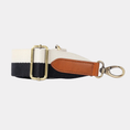 Load image into Gallery viewer, Stripe Webbing Strap Classic Leather
