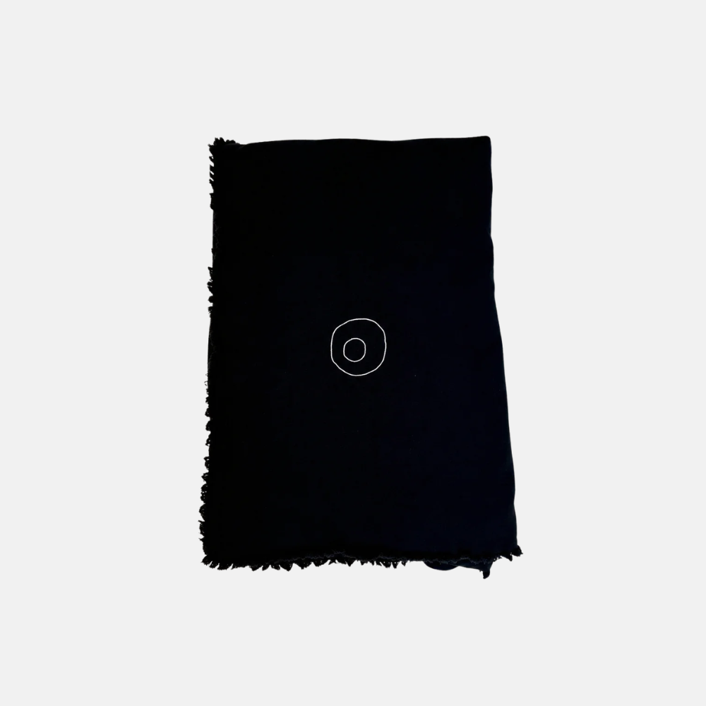 Cozy Cover Zwart Circle Line Wit