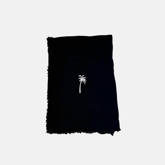 Cozy Cover Zwart Palm Wit