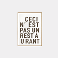 Load image into Gallery viewer, Poster - Restaurant black
